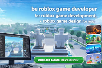 be roblox game developer for roblox game development, roblox game design for you