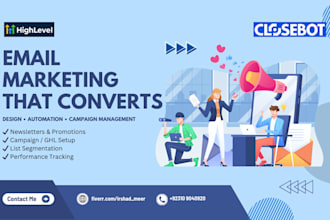 setup email marketing campaigns and newsletters