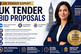 write a winning UK tender bid proposal for nhs contracts