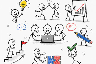 stickman, stick figure doodle art stickman, stick figure in doodle art style