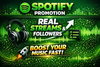 promote your music to spotify streams and follower growth