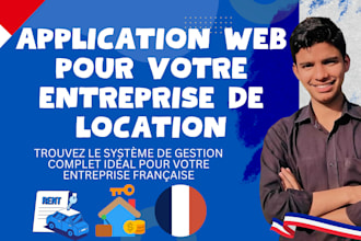 application web professionnelle pour votre entreprise de location