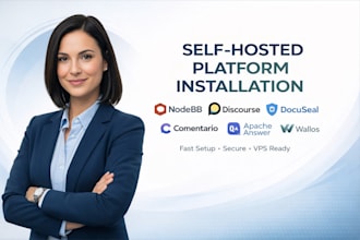 install nodebb, discourse, comentario, apache answer, docuseal and wallos