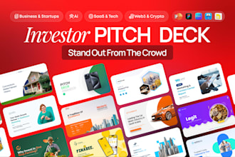 create vc ready investor pitch deck for startups and business