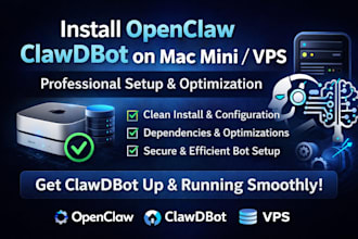 set up install openclaw clawdbot set up open claw clawdbot on mac mini, vps