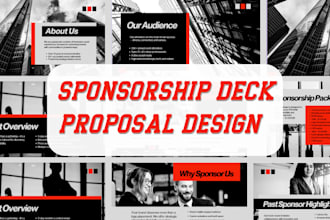 write design sponsorship deck sponsorship proposal presentation design