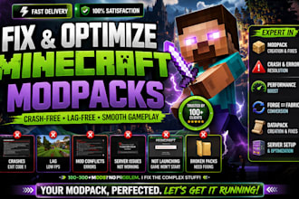 create fix and optimize minecraft modpacks crashes mod conflicts forge to fabric