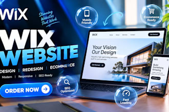 wix website, wix website design, wix redesign wix expert