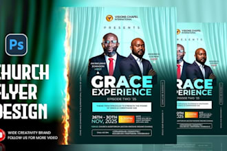 design a modern church flyer event flyers church flyer design postcard design