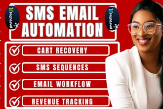 gohighlevel ecommerce shopify integration abandone cart sms email workflow