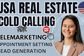 usa real estate b2b sales cold calling appointment setting sales telemarketing