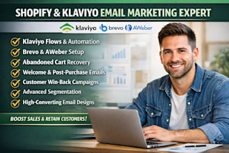 shopify klaviyo email marketing flows setup klaviyo flows brevo aweber