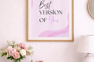design aesthetic printable wall art for home decor