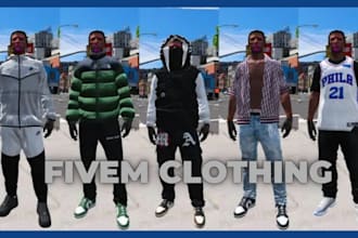 kuttes for fivem ped fivem chain fivem clothing, hoodies double chain and more
