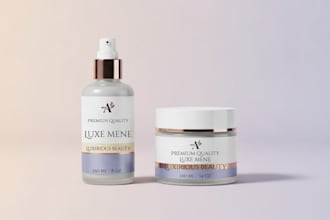 design a cosmetic label design bottle label design cosmetic design label design