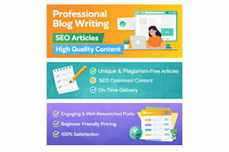 write blogs ,content and articles