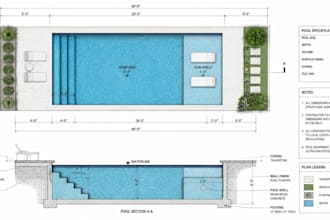 design swimming pool, backyard pool, pool plans and 3d pool design