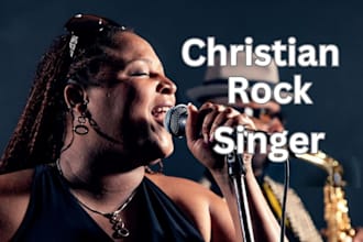 be your female christian rock singer for christian rock song, female vocalist