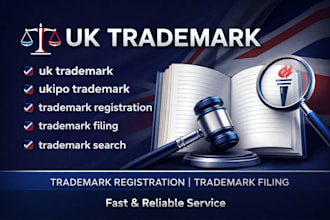 handle UK trademark filing and ukipo registration