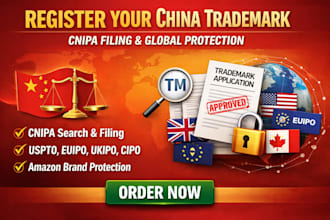 register china trademark with cnipa search filing with uspto euipo ukipo cipo