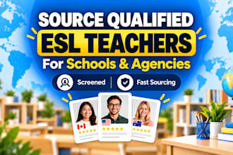 source qualified esl teachers for schools and esl recruitment agencies