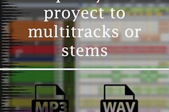 your multitracks or stems from your pro tools session