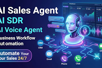 develop ai sales agent, ai sdr, ai voice agent and automate business workflows