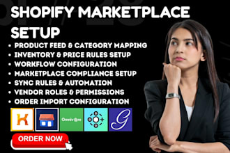 setup shopify market place koongo webkul omnivore marketplace connect garnet