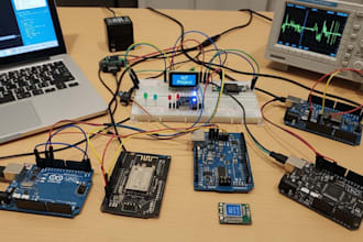 do pcb design, arduino programming, esp32, stm32, esp8266, and iot projects