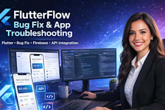 fix flutterflow bugs, debug flutterflow app, solve flutterflow issues