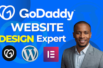 godaddy website design, godaddy website redesign, website development godaddy