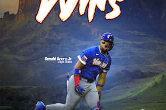 create sports graphics, posters, or social media designs