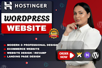 hostinger website design, hostinger website redesign hostinger wordpress design
