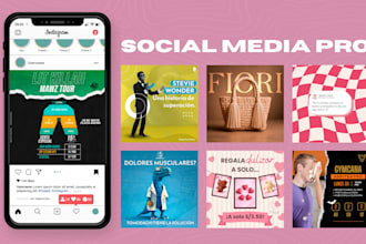 design eye catching social media post packages