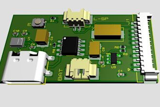 design pcb, schematic, circuit design, and gerber files for prototype