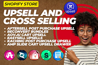shopify aftersell post purchase upsell aov ai kaching easysell cod reconvert amp