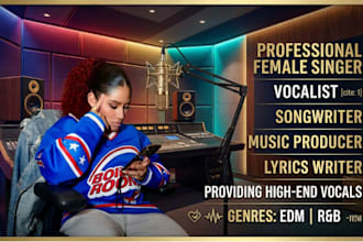 be your hip hop female singer rapper lyrics writer harmony lead vocal songwriter