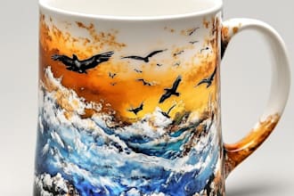 do custom coffee mug design or coffee mug design