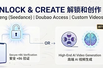 unlock jimeng ai seedance doubao,or generate custom ai videos for you