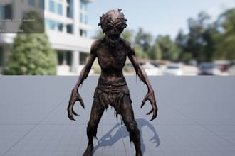 create 3d game assets and props for unreal engine or unity