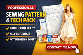 create printable pdf clothing sewing pattern dxf dress pattern maker for garment