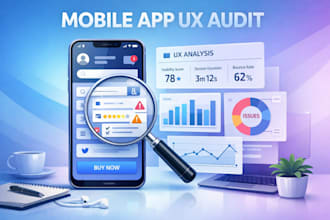 analyze your mobile app UX and give usability improvements suggestions