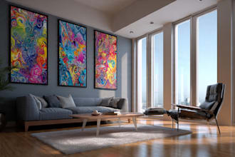 design cool abstract digital art
