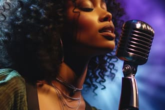 your female vocalist, pop, raggae, rock singer, afro beat, music producer