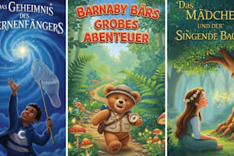 illustrationen für kinderbücher, aquarelle