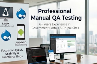 perform manual QA testing for bugs, layout, and usability