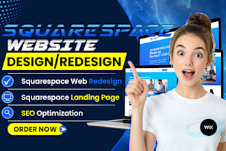 create squarespace website design or redesign custom squarespace development