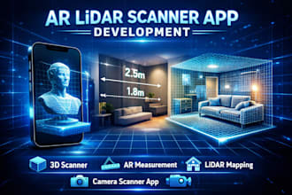 develop augmented reality app camera app vr ar game app lidar scanner app webar