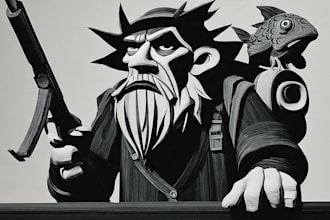 design unique and high quality gaming characters for game