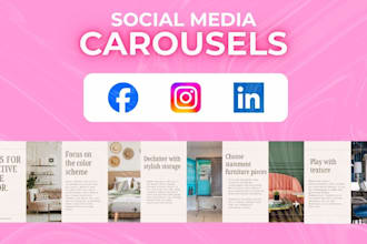 design mordern swippeble carousel posts